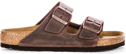 Birkenstock Arizona Women’s Brown Genuine Leather Two-Strap Sandals